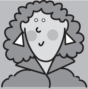 Comic Frau