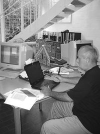 Peter Sell im Studio